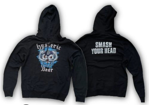 Hysteric Glamour Crystal Bear Hoodie