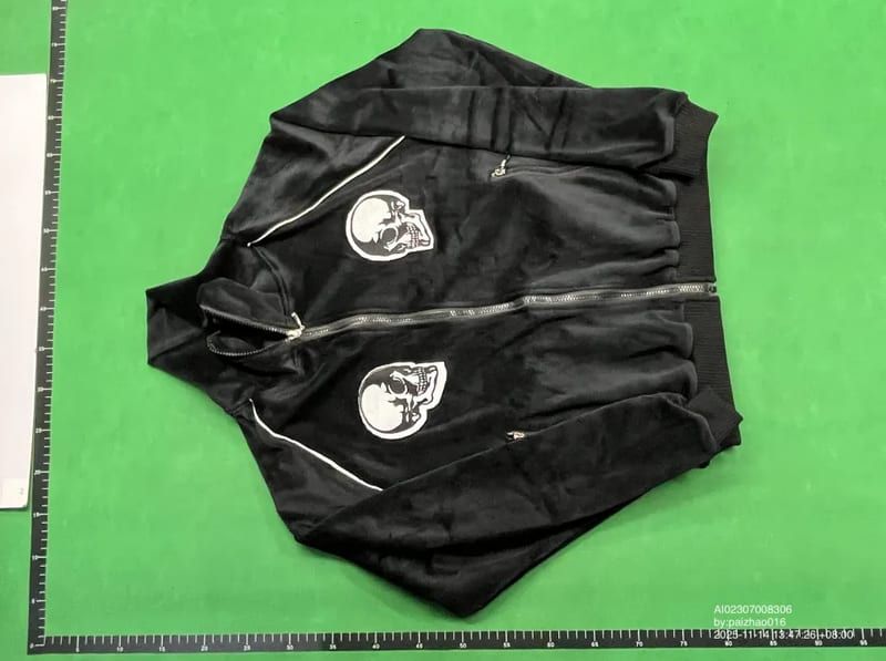 Number Nine Corduroy Skull Sweatshirt QC 1