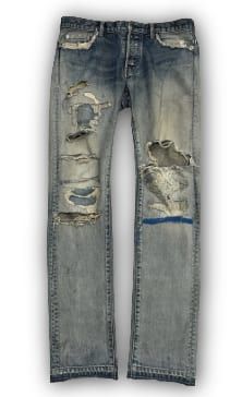 Undercover Blue Yarn Jeans