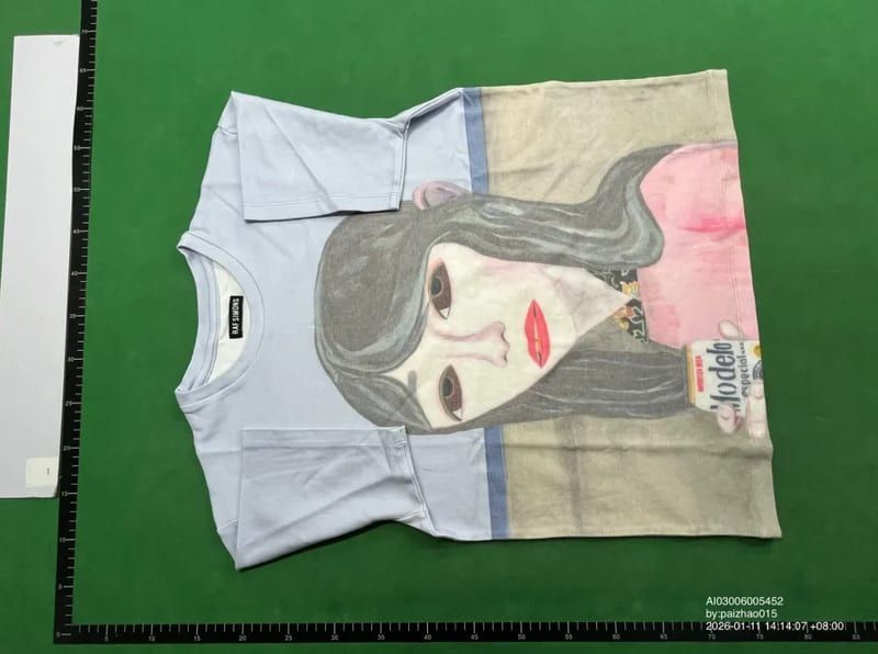 Raf Simons Brian Calvin Blue Tee QC 1