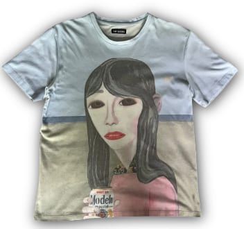 Raf Simons Brian Calvin Blue Tee