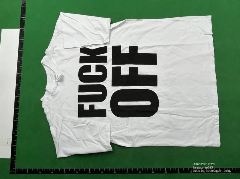 Number Nine "F*CK OFF" Shirt QC 1