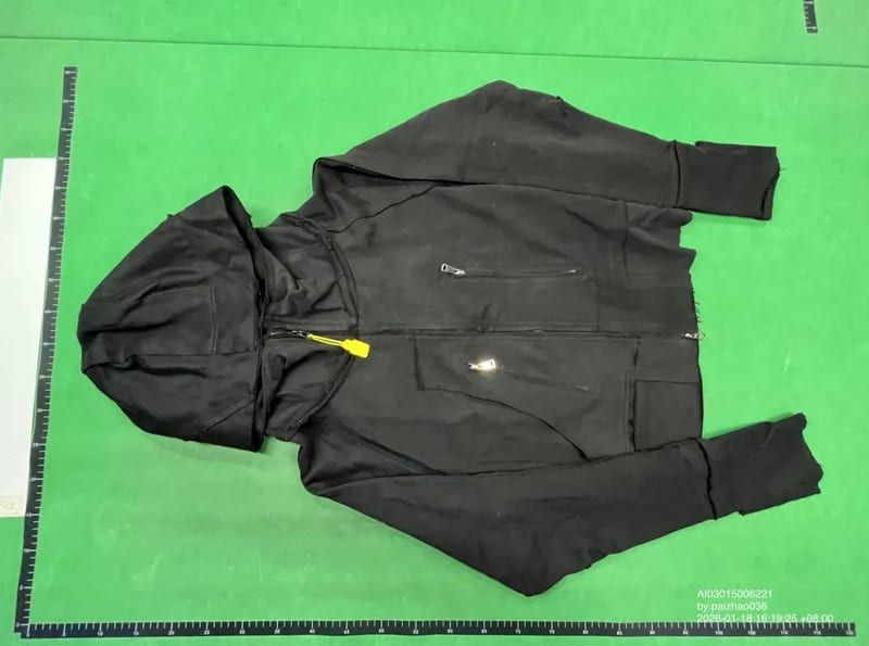 LGB Gold Zip Hoodie QC 1