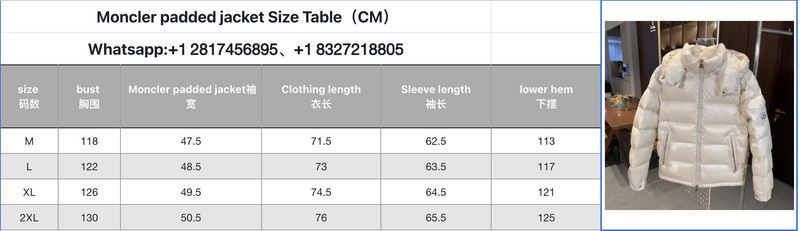 Moncler jacket QC 2