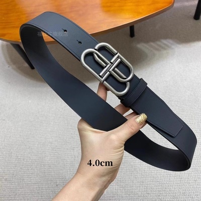 Balenciaga BB Leather Belt