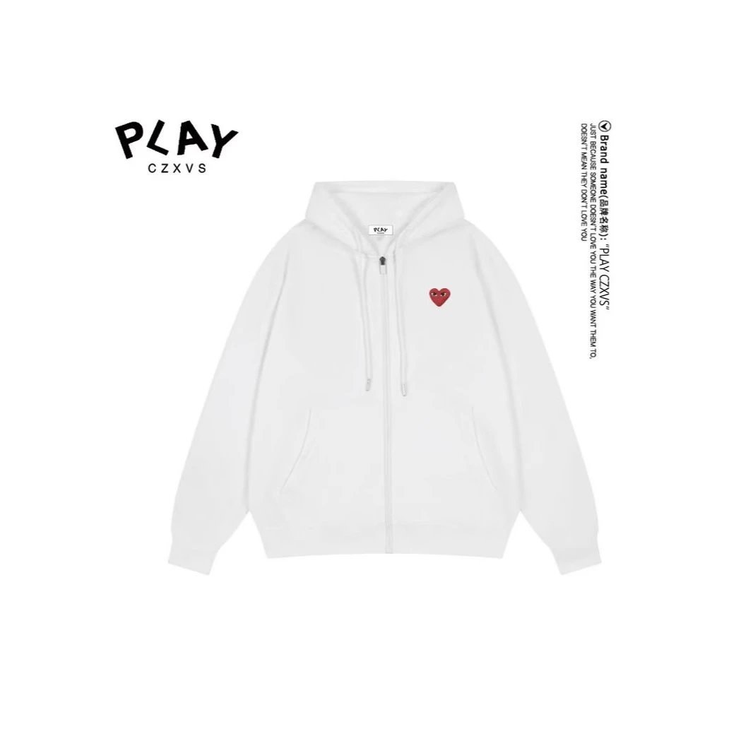 CDG Play Cardigan Hoodie QC 1
