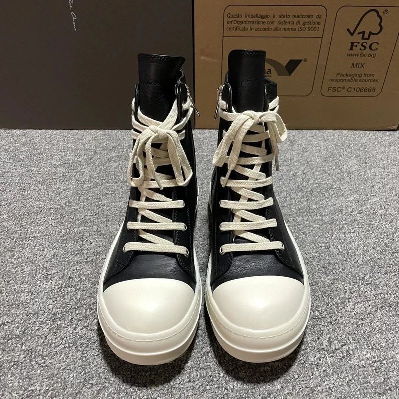 Rick Owens Jumbo Lace Blacked out QC 1