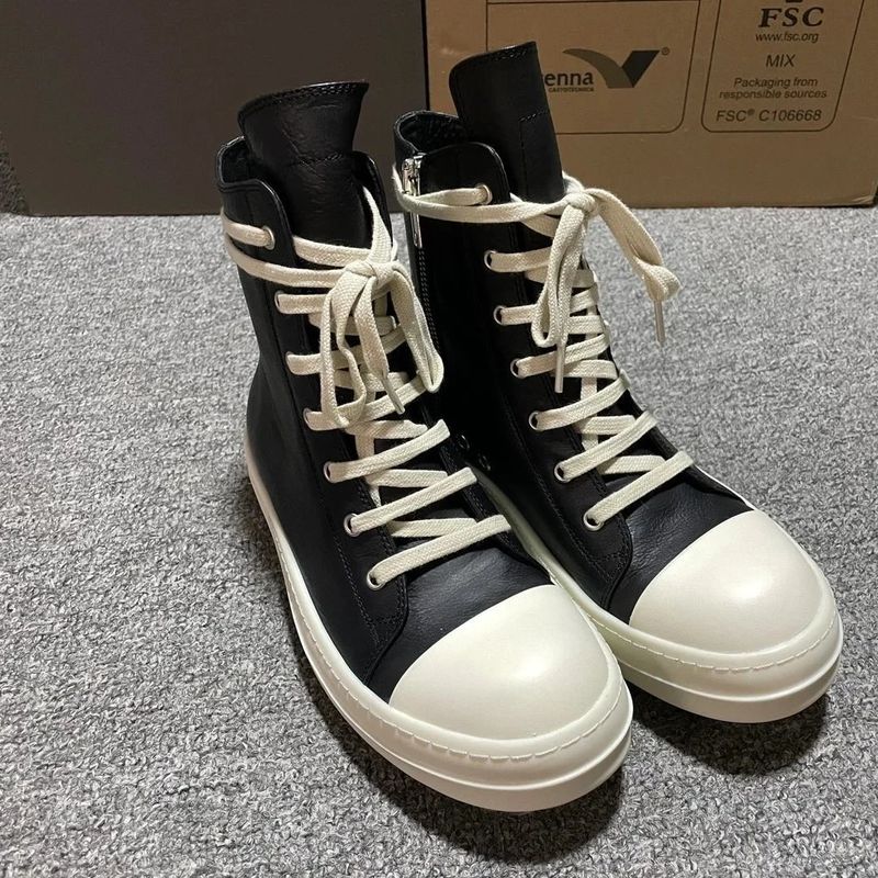 Rick Owens Jumbo Lace Blacked out QC 2