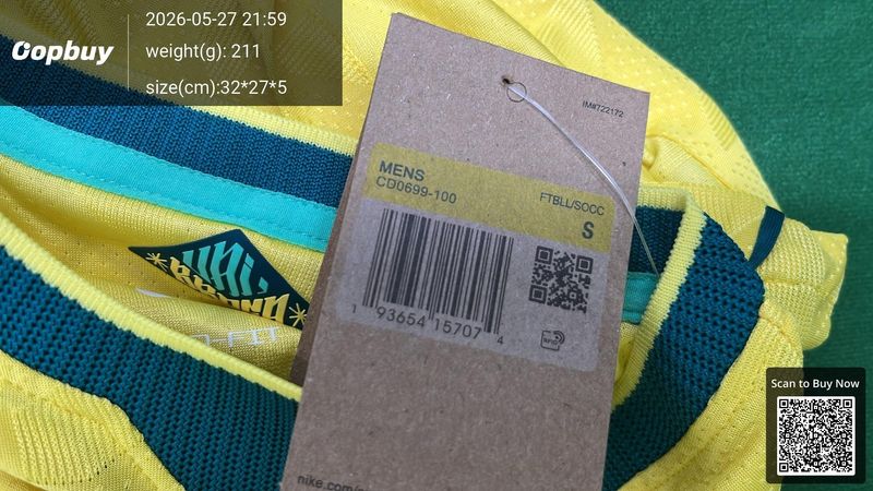 2026 World Cup Brazil Home Jersey Player Version QC 2