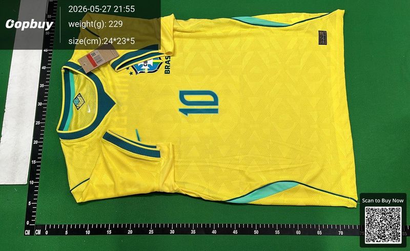 2026 World Cup Brazil Home Jersey Player Version QC 3