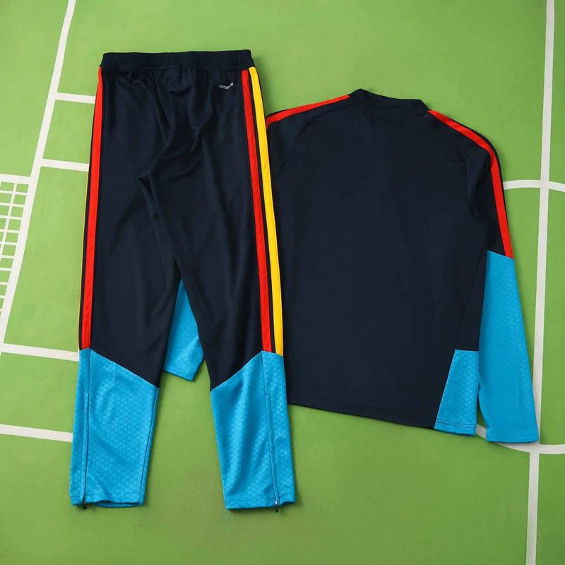 2026 FIFA World Cup Spain royal blue Half pull training suit QC 1