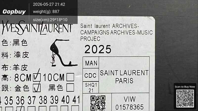 YSL High Heel QC 2