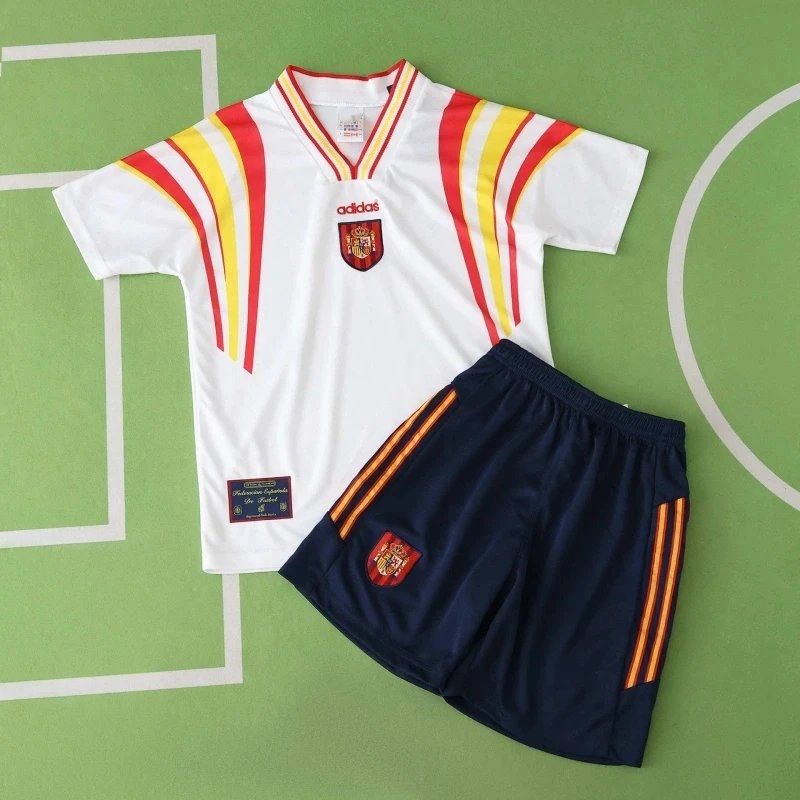 1996 Season Spain Away Retro Kids Kit