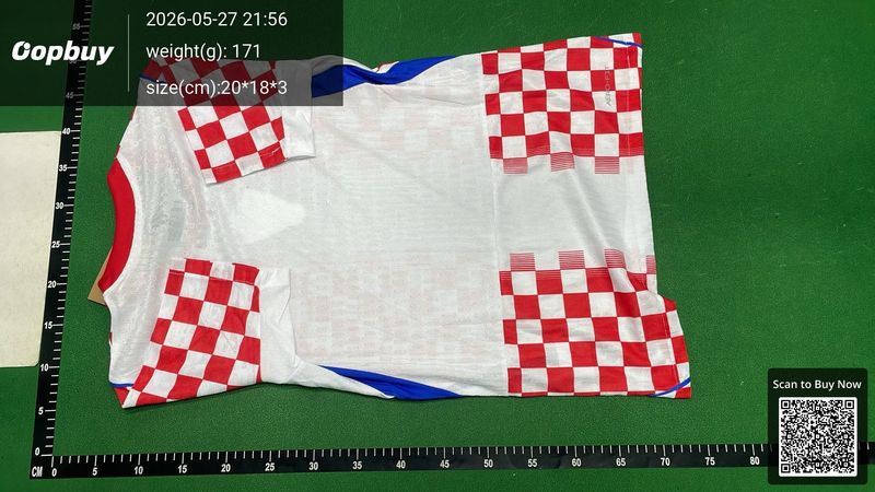 2026 World Cup Croatia Home Jersey Player Version QC 1