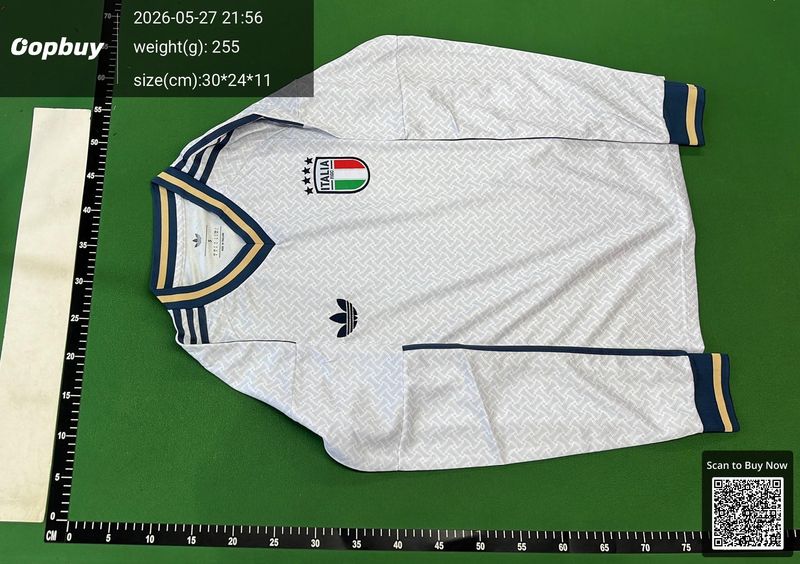 2026 FIFA World Cup Italy Away Long Sleeve Fan Version QC 2