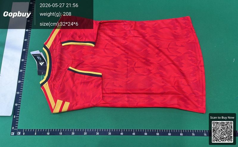 2026 FIFA World Cup Belgium Home Women's Shirt QC 3