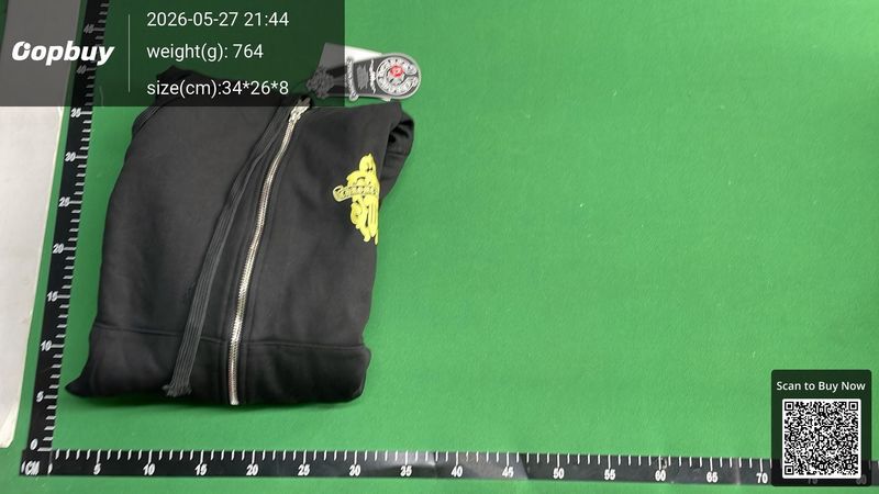 Chrome Hearts Zipper Hoodie QC 1