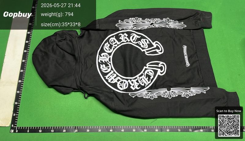Chrome Hearts Zipper Hoodie QC 2