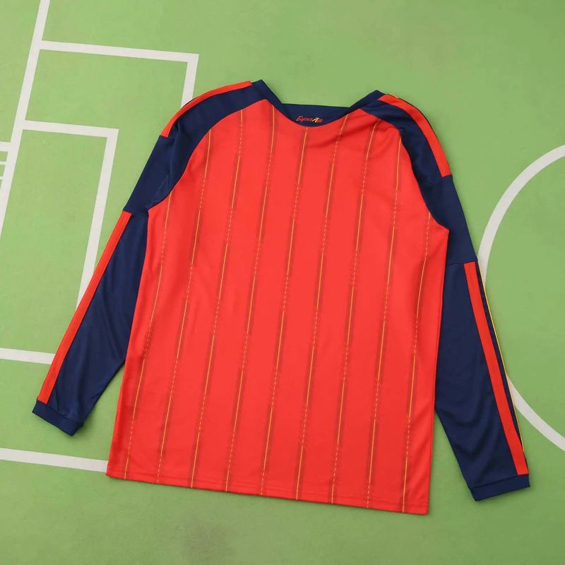 2026 FIFA World Cup Spain Home Long Sleeve Fan Version QC 1