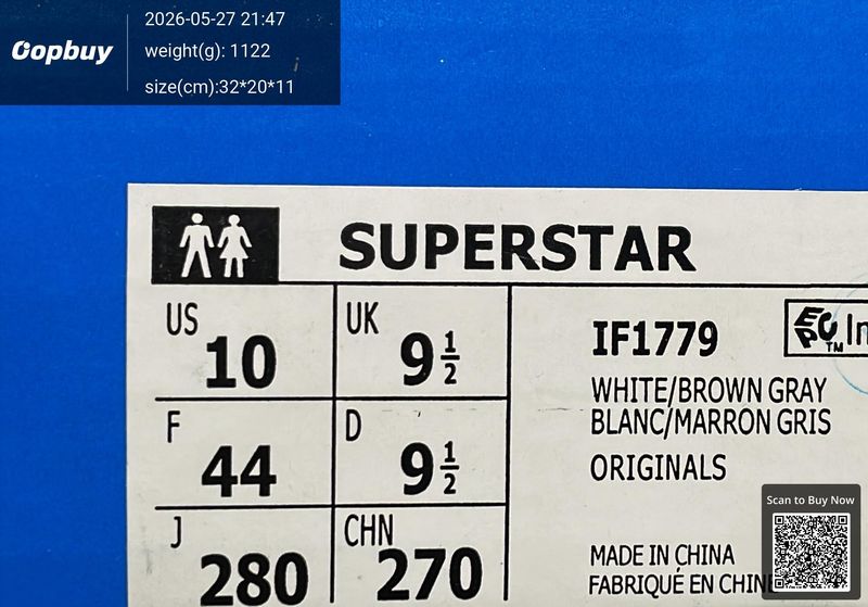 Adidas Originals Superstar QC 1