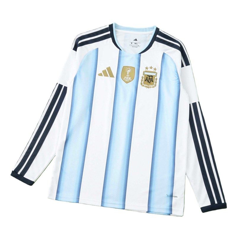 2026 FIFA World Cup Argentina Home Long Sleeve Fan Version