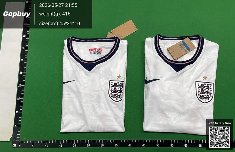 2026 FIFA World Cup England Home Player Version QC 2
