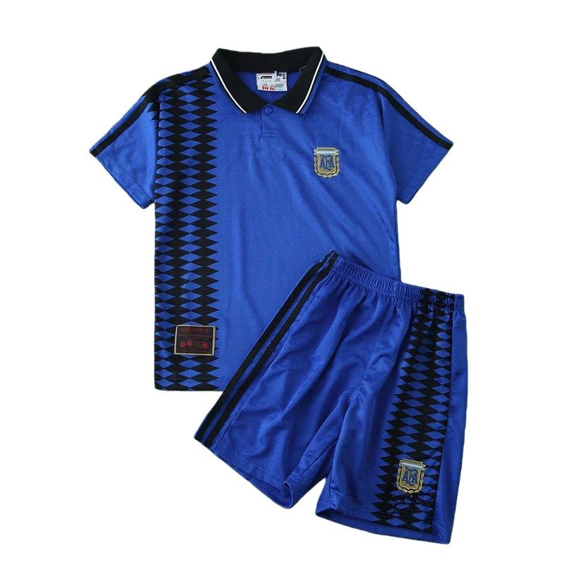 1994 Argentina Away Retro Kids Kit