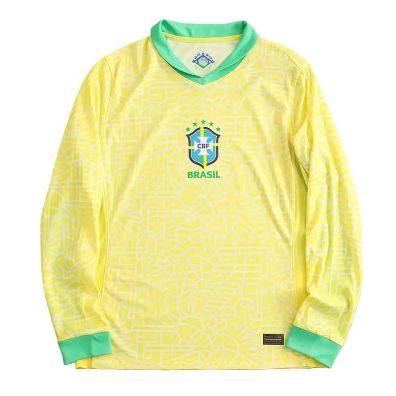 2024 Season Brazil Home Long Sleeve Player Version