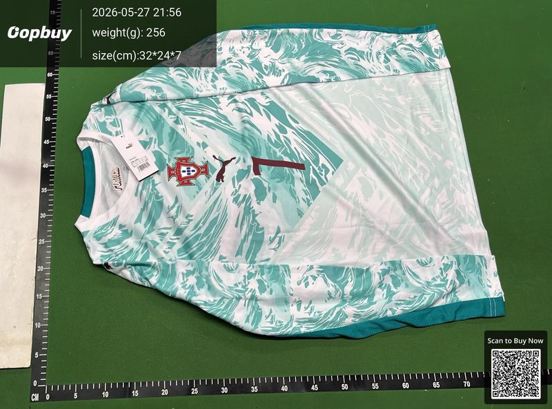2026 FIFA World Cup Portugal Away Long Sleeve Fan Version QC 2