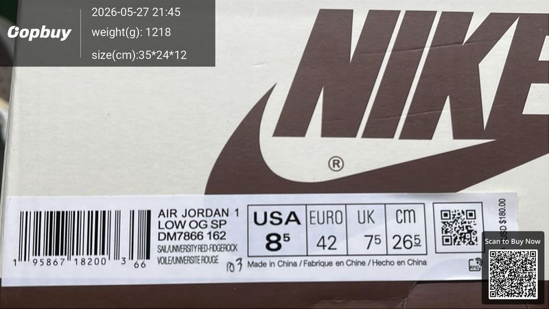Jordan 1 Low QC 2