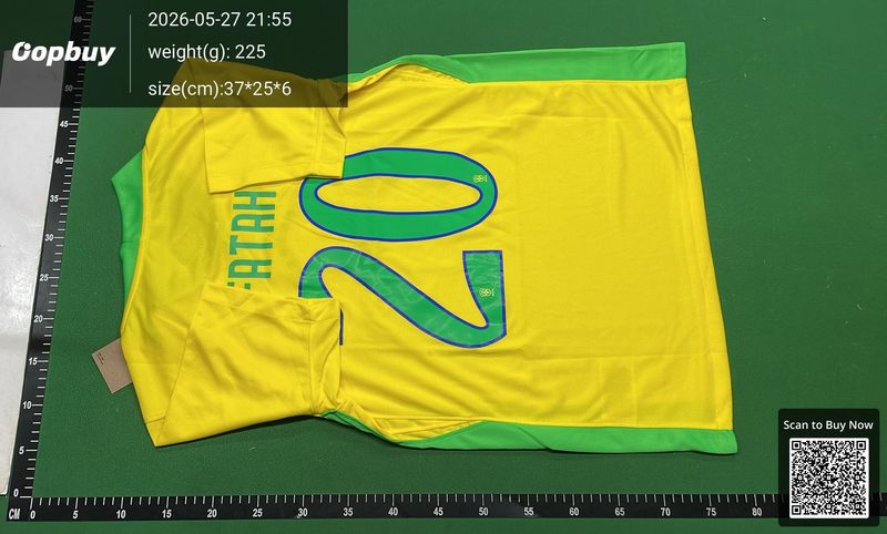25/26 Season Brazil Home Fan Version QC 1