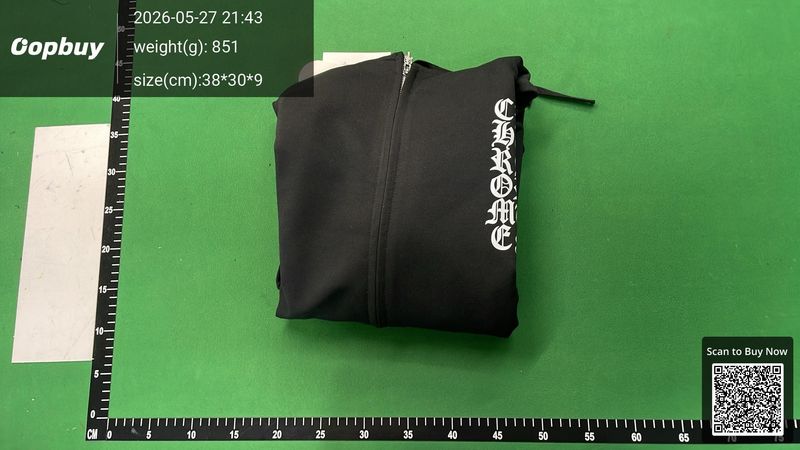 Chrome Hearts Zipper Hoodie QC 1
