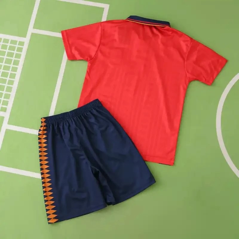 1994 Season Spain Home Retro Kids Kit QC 1
