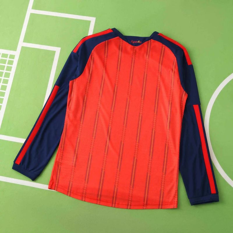 2026 FIFA World Cup Spain Home Long Sleeve Player Version QC 1
