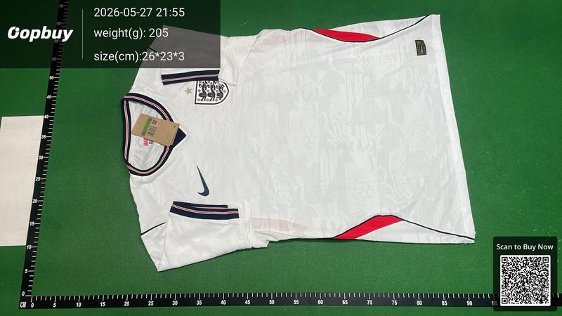 2026 World Cup England Home Jersey Player Version QC 3