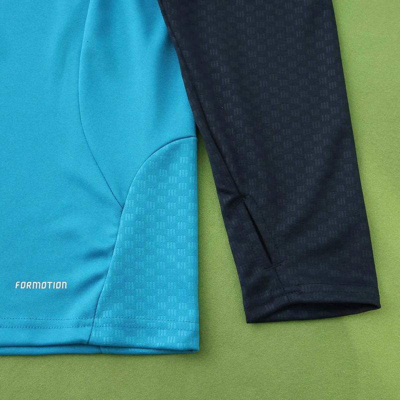 2026 FIFA World Cup Spain lake blue Half pull training suit QC 2