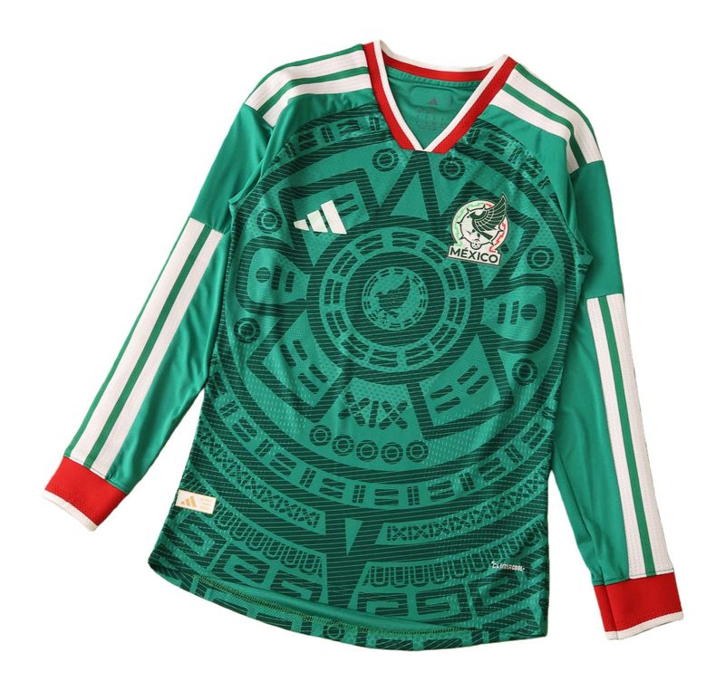 2026 FIFA World Cup Mexico Home Long Sleeve Player Version