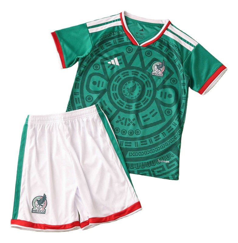 2026 FIFA World Cup Mexico Home Kids Kit