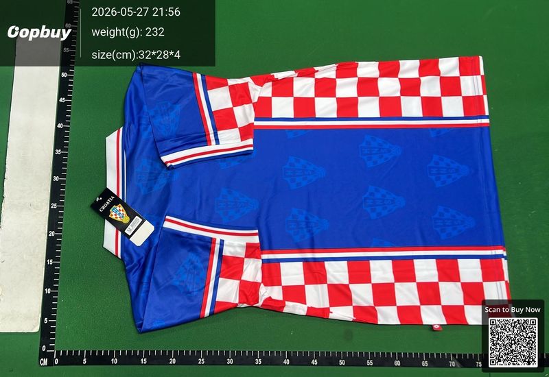 1998 season Croatian away retro Fan version QC 1