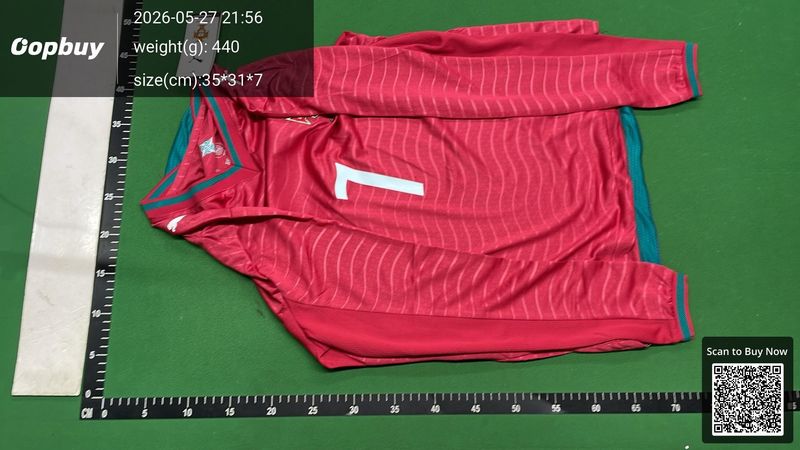 2026 FIFA World Cup Portugal Home Long Sleeve Player Version QC 2
