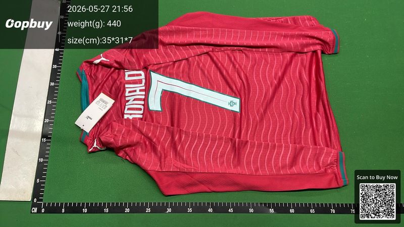 2026 FIFA World Cup Portugal Home Long Sleeve Player Version QC 3
