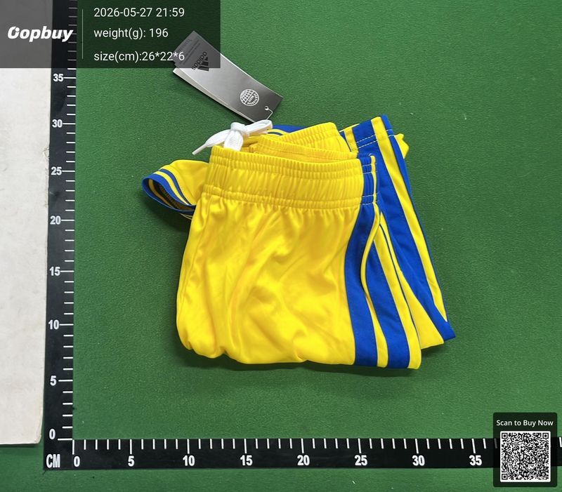 2026 FIFA World Cup Sweden Home shorts QC 3