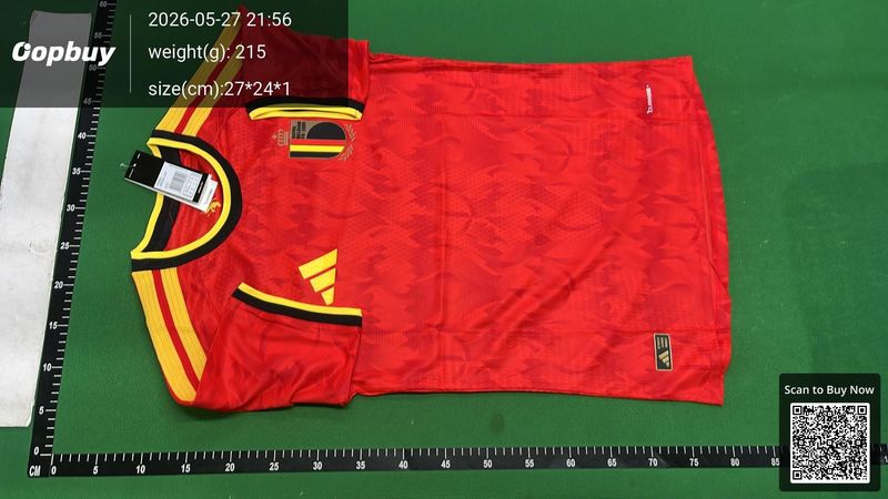 2026 FIFA World Cup Belgium Home Player Version QC 2