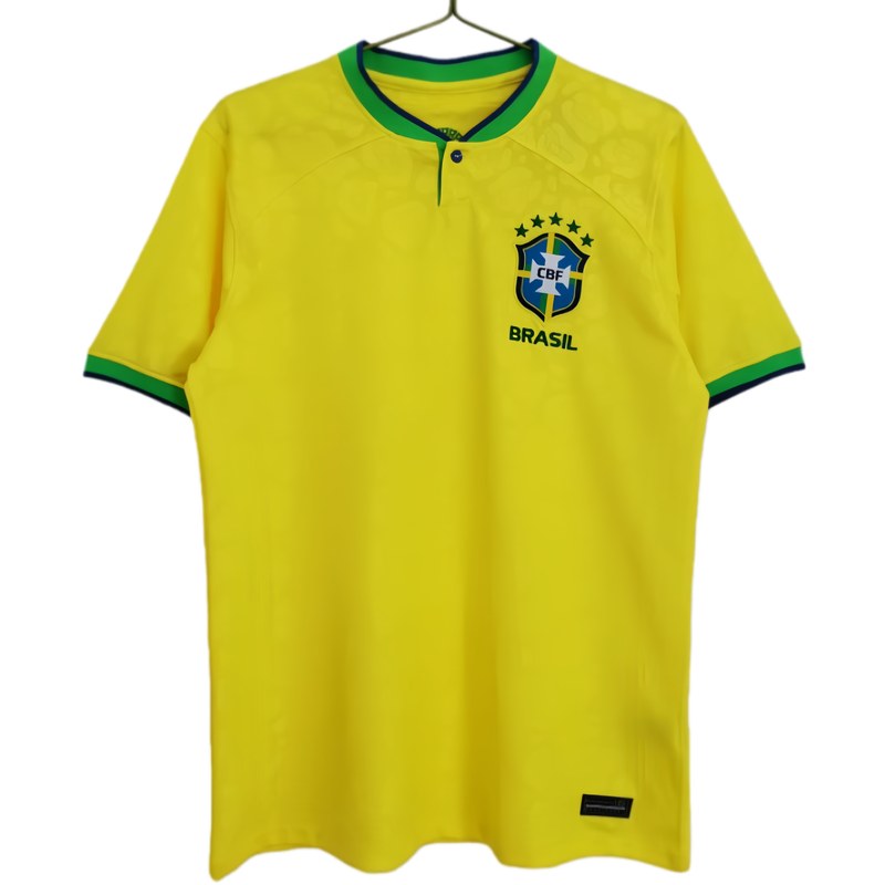 22/23 Season Brazil Home Fan Version