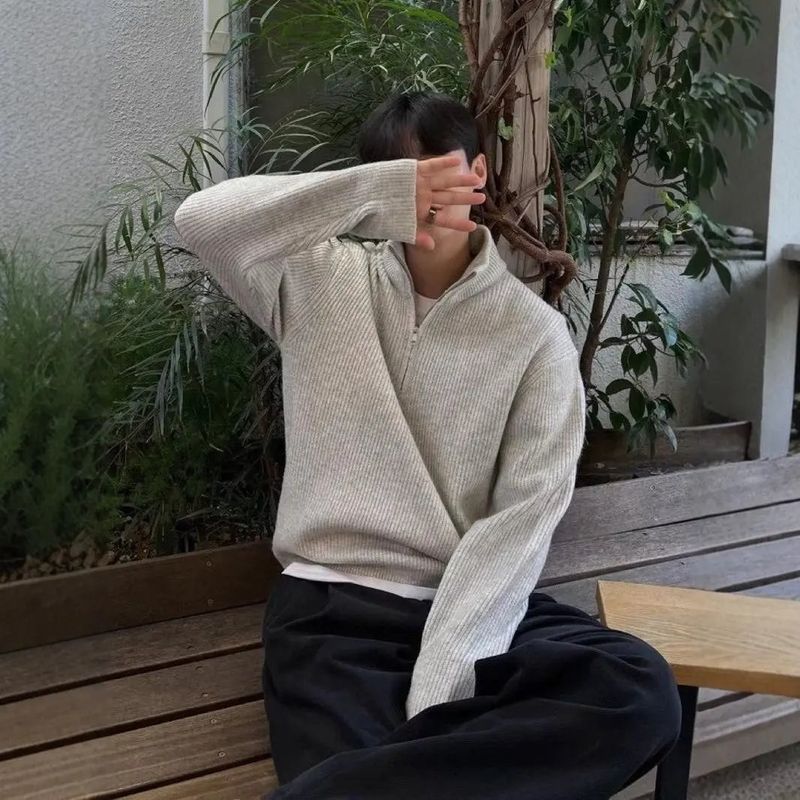MM Quarter Zip Sweater photo 4