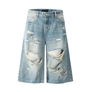 11KN distressed denim shorts Jeans photo 3