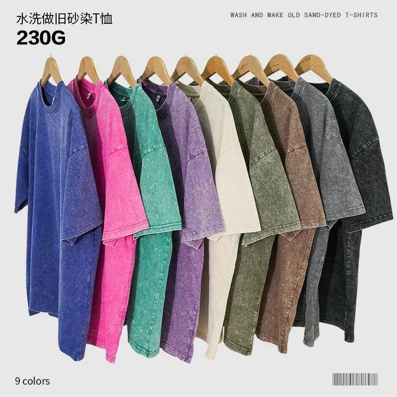230g Solid Color T-Shirt photo 4