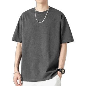 200g Solid Color T-Shirt photo 2