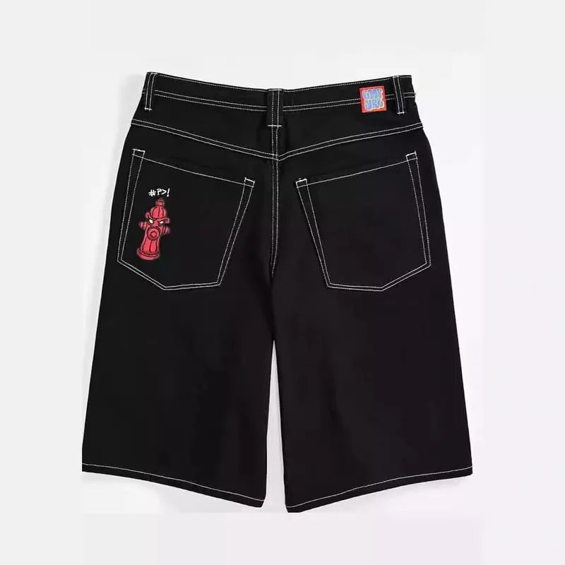 Empyre Ultra Loose Black Denim Shorts photo 4