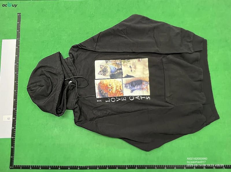 "I LOVE CATS" Hoodie QC 1